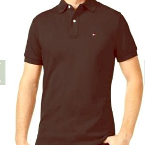 Black Tommy Hilfiger classic polo fit